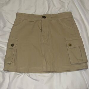 Cargo mini skirt